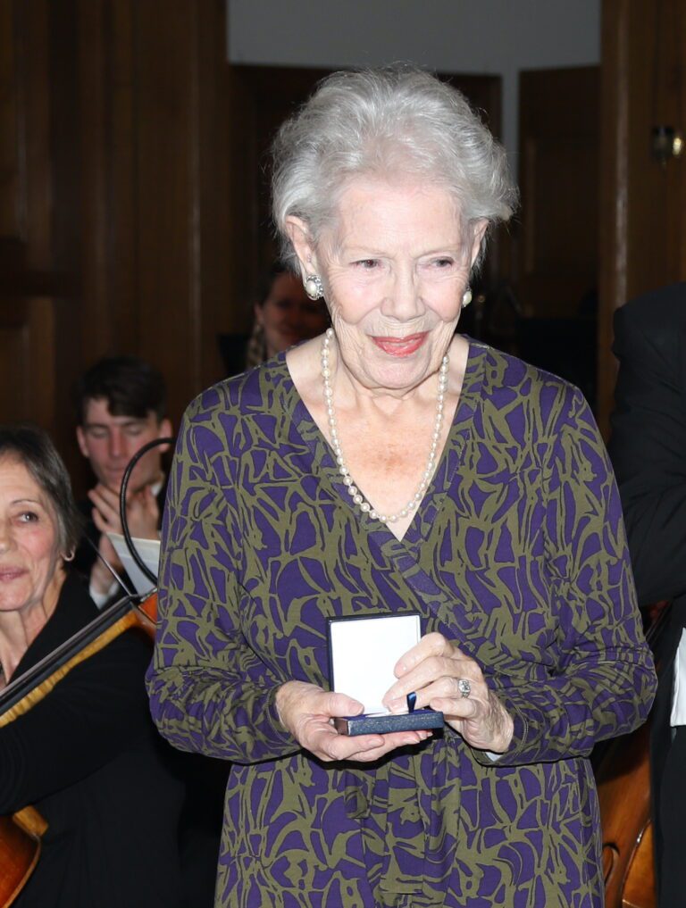 Dame Janet Baker receives the Elgar Medal